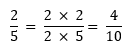equivalent fraction