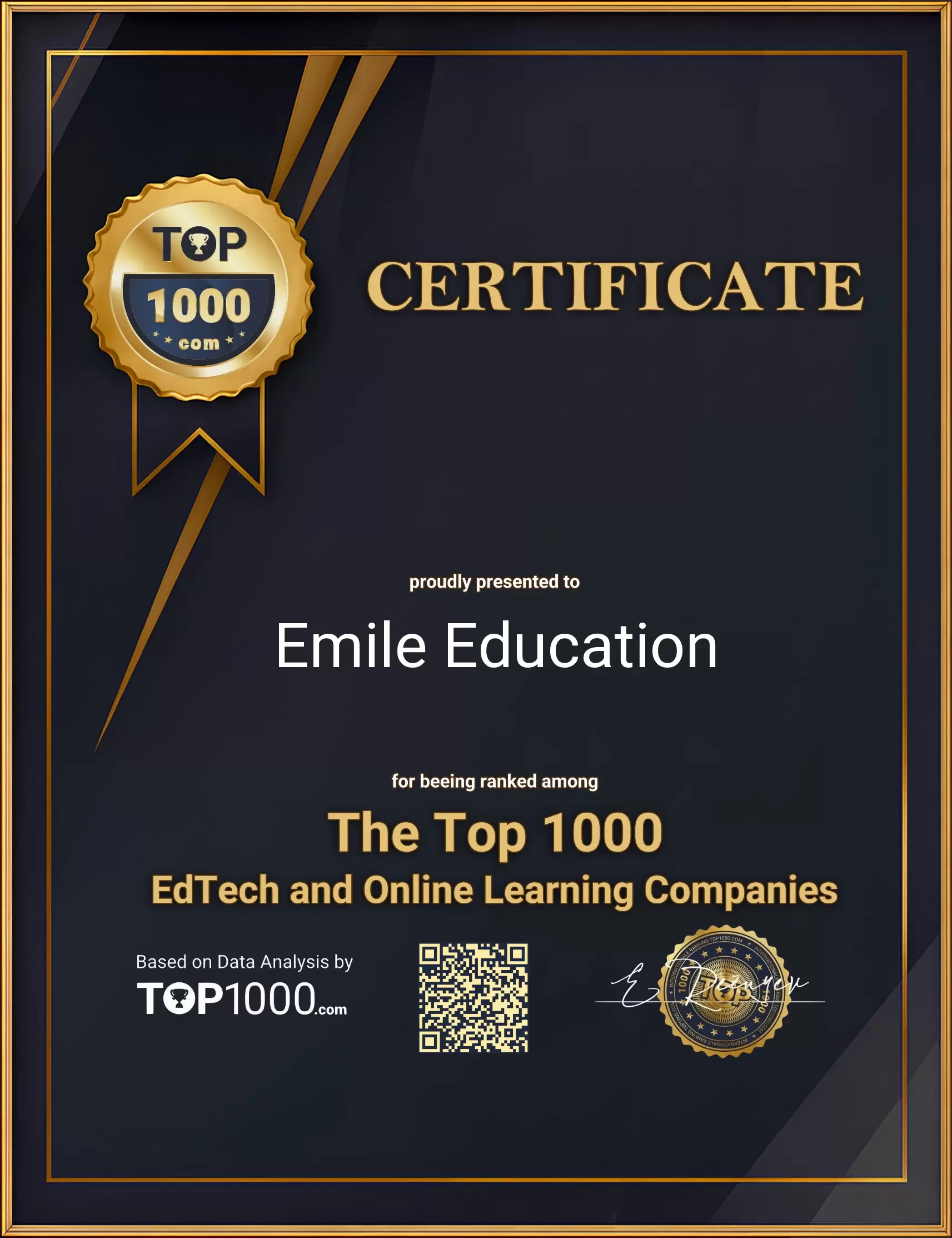 Edtech 100 Award
